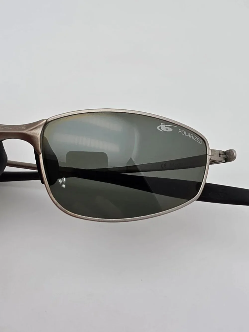 Bolle Meanstreak 3 917 272 095 Satin Silver Frame Polarized Green Sunglasses